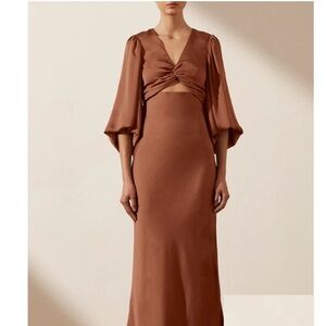 Shona Joy Luxe Twist Front Dress